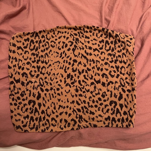 Urban Outfitters cheetah print tube top - Picture 1 of 4